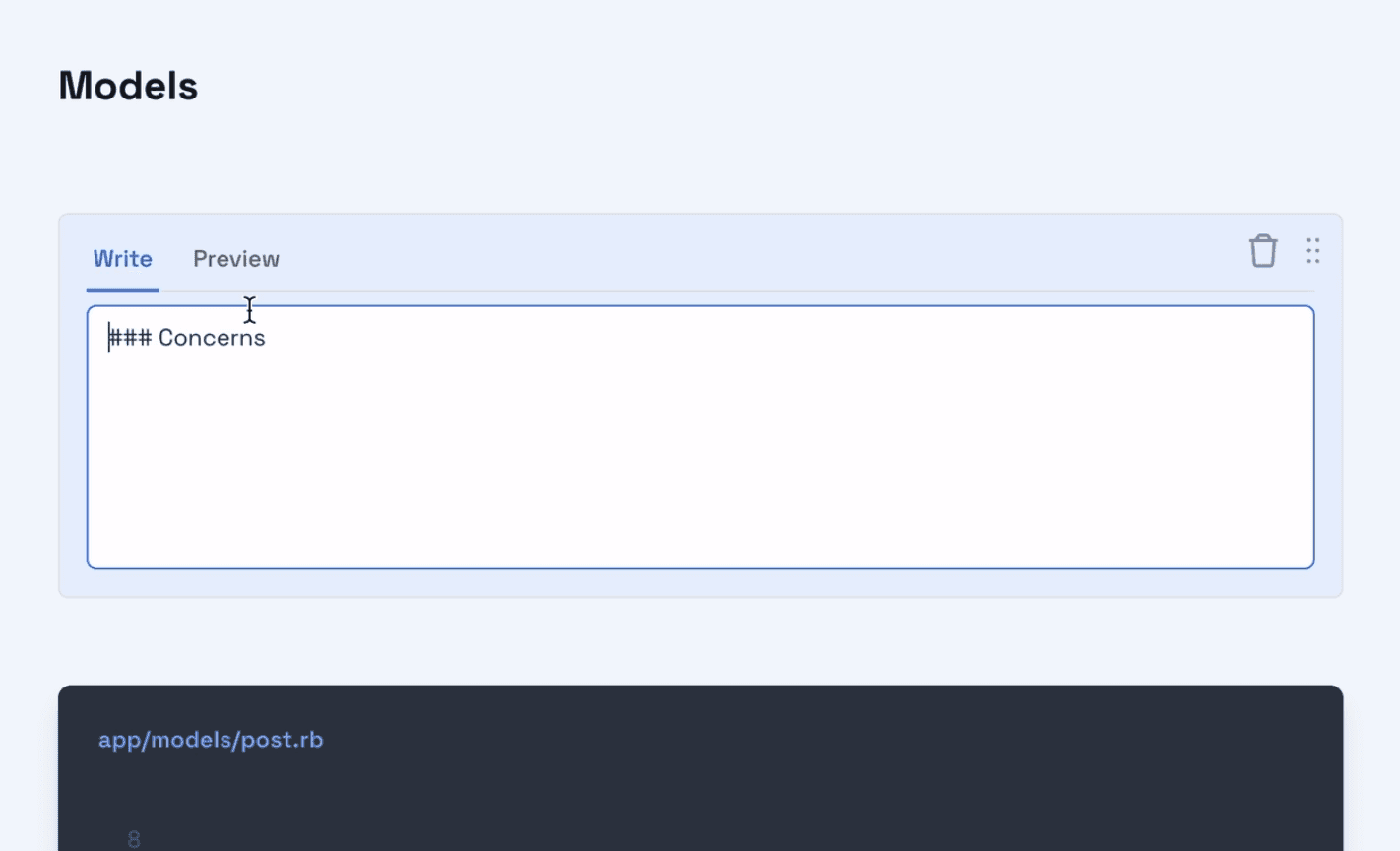 Inline Editing Textarea
